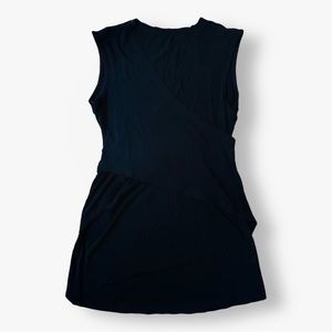 Ripe Maternity Embrace Crossover Nursing Top in Black